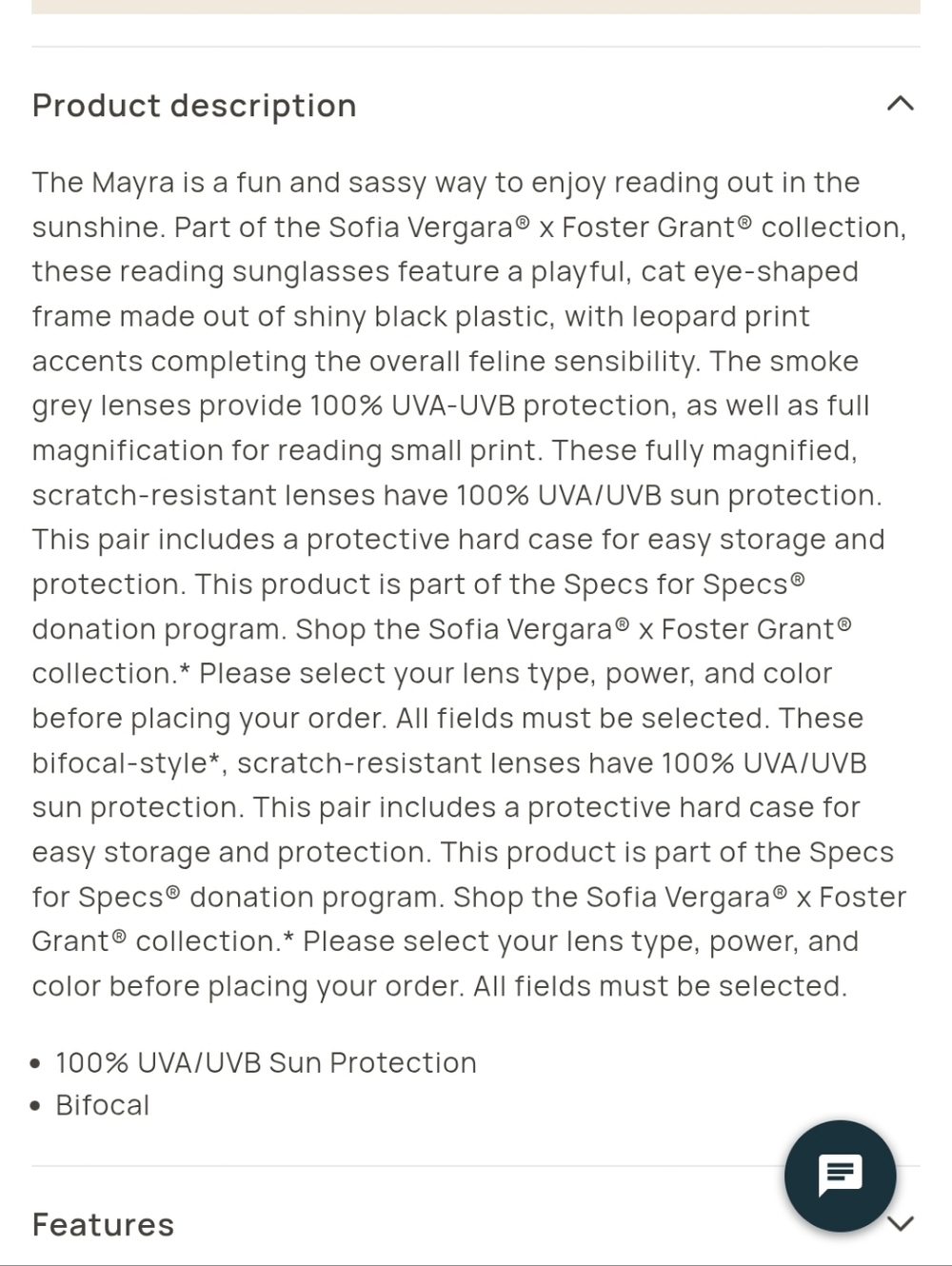 Mayra Sun Readers +3.0 Bifocal NWT - Picture 16 of 16
